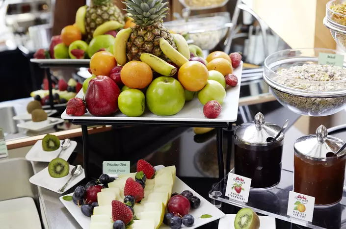 Frühstück im BoutiqueHOTEL Donauwalzer